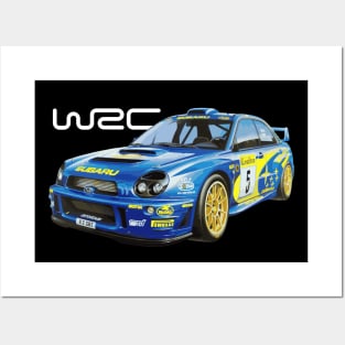 World Rally Car Champion Richard Burns WRC GDB Posters and Art